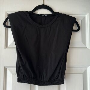 Zara Black Crop Top